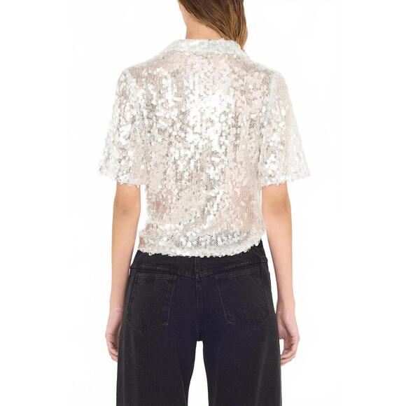 NEW CHRISTOPHER ESBER opaline sequin polo in glisten clear is available for  purchase on au PAY Market - Imported Goods Online Store Co.Ltd. | au PAY  Market - Online Shopping Site
